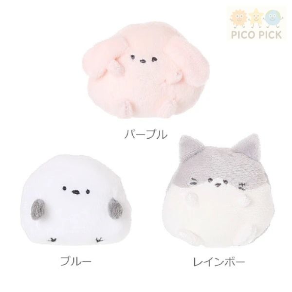 日本直送正版Coboca+ 合皮漸層格紋雙口袋｜迷你後背包（附玩偶吊飾）｜兒童背包 