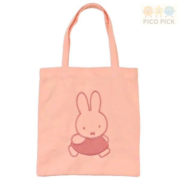 日本正版 刺繡帆布迷你托特包｜手提袋購物袋｜肩背袋｜米飛帆布袋 
