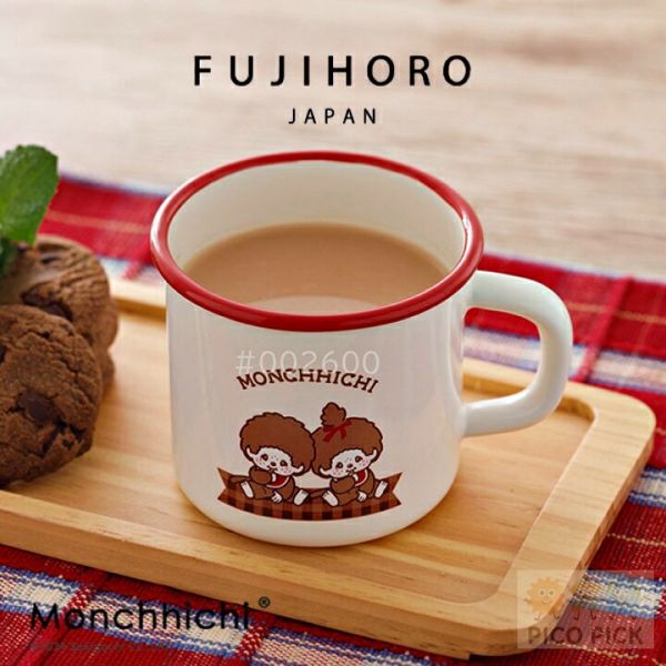 日本FUJIHORO 富士琺瑯 × Monchhichi 琺瑯餐廚系列 ｜馬克杯／手沖壺／牛奶鍋／湯鍋／焗烤皿／保鮮盒／味噌罐｜琺瑯鍋｜可直火加熱｜廚房收納 