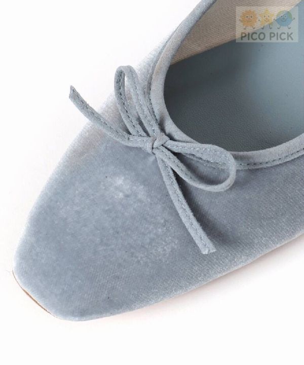 日本直送｜Le Talon 法式方頭蝴蝶結芭蕾平底鞋（多色可選） 