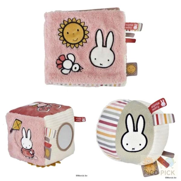 日本 Miffy 米飛兔柔軟感官玩具系列｜嬰幼兒啟蒙玩具三款可選 