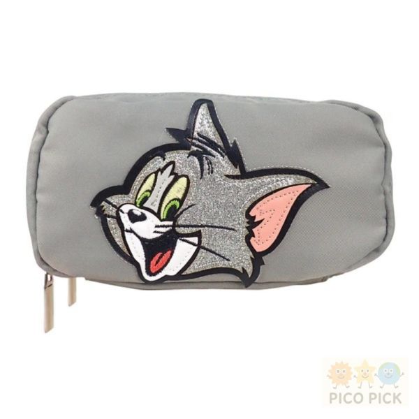 日本直送｜Tom & Jerry 閃亮立體造型多功能收納包】雙層拉鍊大容量｜湯姆貓傑利鼠｜FLAPPER聯名款 