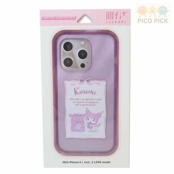 日本正版｜Sanrio 三麗鷗 iPhone 15 Pro透明邊框手機保護殼（6.1吋 三鏡頭） 