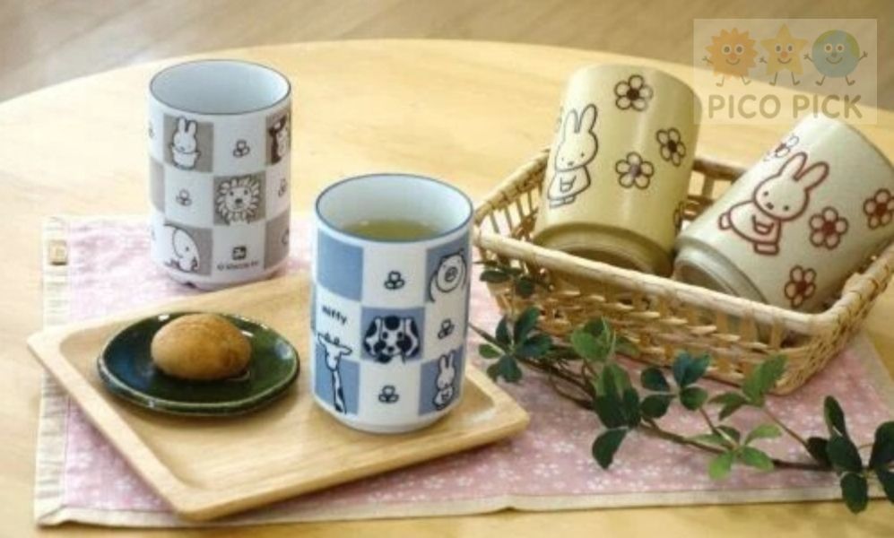 日本製正版Miffy 米飛兔 日式陶瓷茶杯/抹茶杯（共4款） 