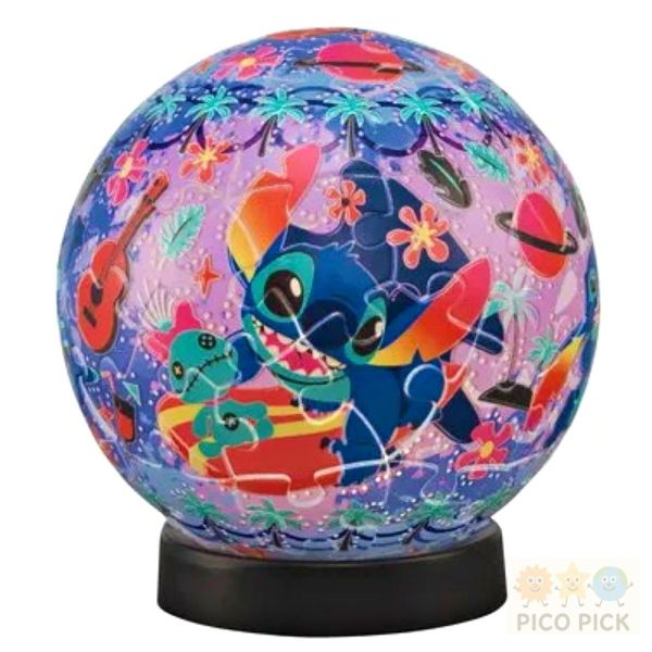 LumiOrb 3D發光拼圖球｜迪士尼系列 61片（USB充電款）｜動物方城市｜玩具總動員｜小熊維尼｜可可夜總會 