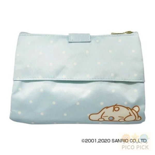 日本直送｜Sanrio大耳狗 鏡子立架化妝包】附鏡面收納袋＋面紙口袋功能 
