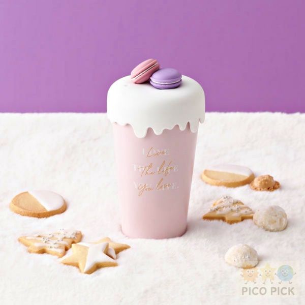 日本｜Franc Franc甜點造型保冷保溫杯｜馬卡龍/草莓兩款可選 