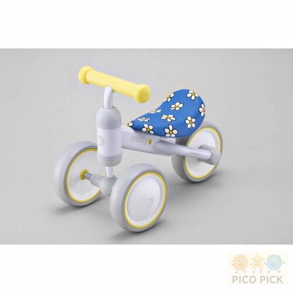 日本正版｜miffy × D-bike mini wide｜米飛兔寶寶平衡滑步車｜學步玩具 滑行練習 手推車 