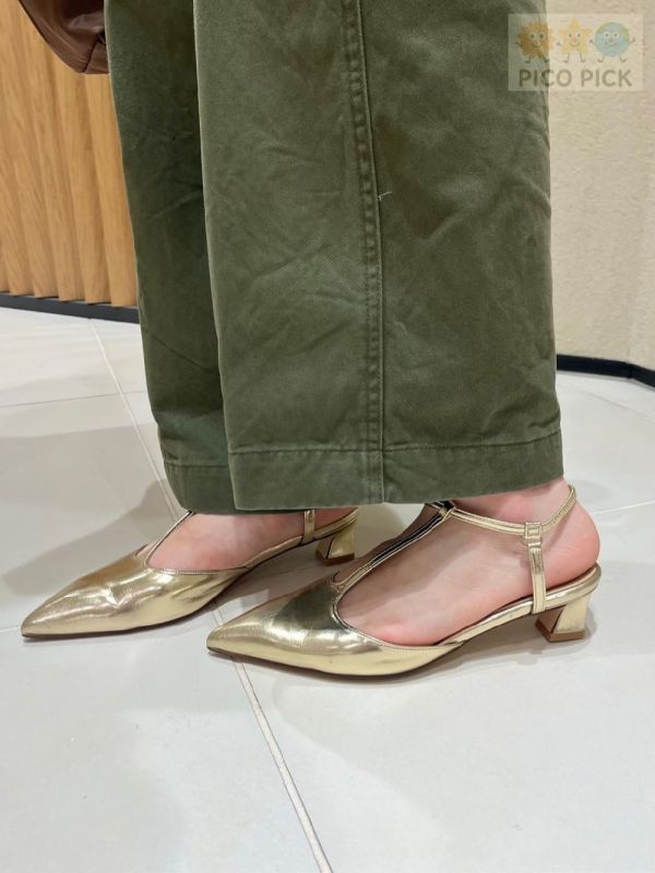 日本直送｜Le Talon T字帶尖頭低跟鞋（共3色） 