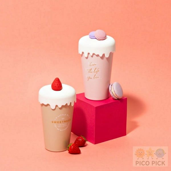 日本｜Franc Franc甜點造型保冷保溫杯｜馬卡龍/草莓兩款可選 