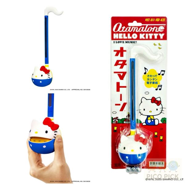日本正版 Hello Kitty × Otamatone明和電機電子音符君｜音樂玩具 電子二胡款｜音樂蝌蚪 
