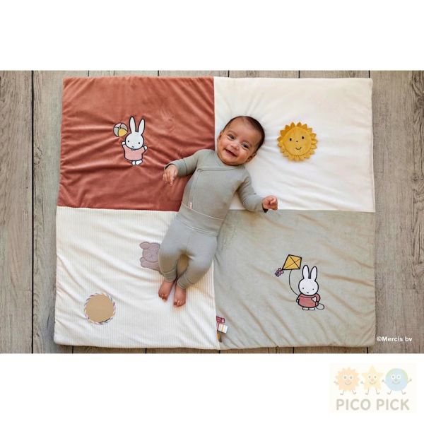 日本直送｜Miffy 嬰兒可機洗遊戲墊柔軟爬行墊 新生兒禮物 安全防滑寶寶地墊 