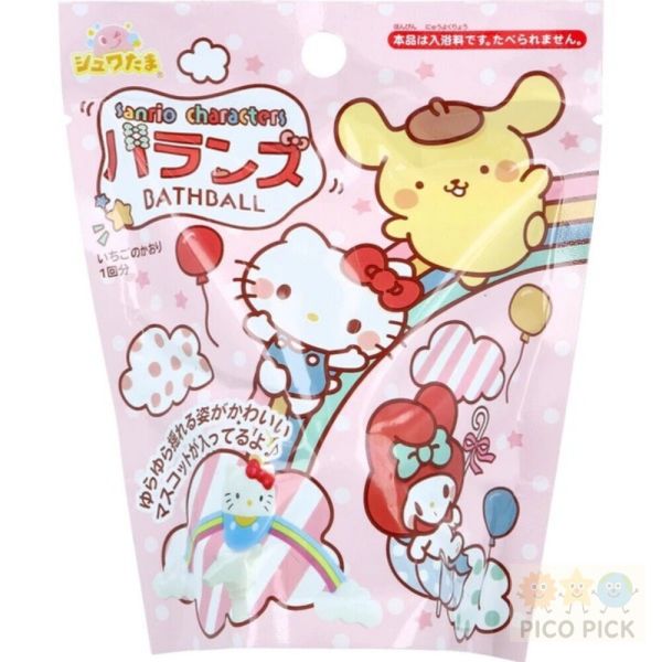 日本直送｜Sanrio三麗鷗泡澡球3款可選｜Hello Kitty/美樂蒂/酷洛米/大耳狗/布丁狗 