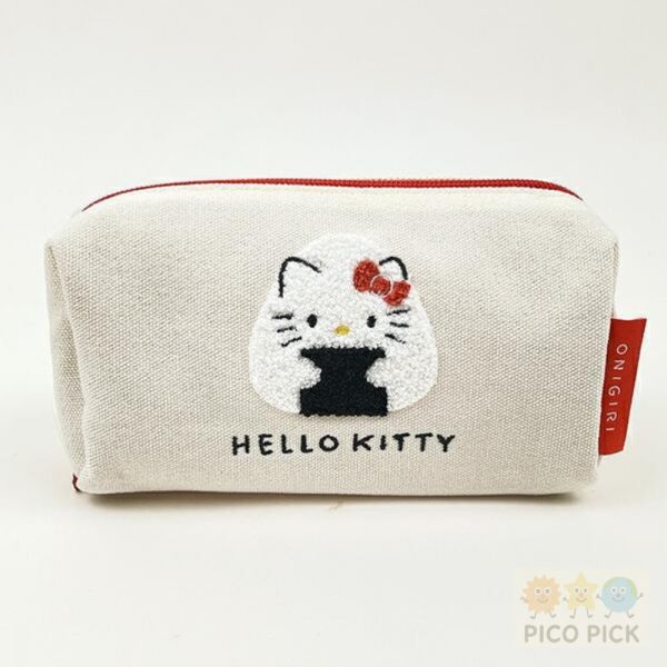 日本直送｜Sanrio 飯糰系列帆布袋＆收納包】Hello Kitty／大耳狗／帕恰狗｜迷你托特帆布袋/化妝包二款可選 