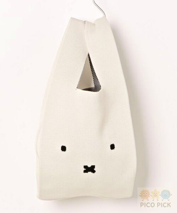 日本 Miffy 米飛兔｜編織尼龍托特包｜手提袋 肩背袋 
