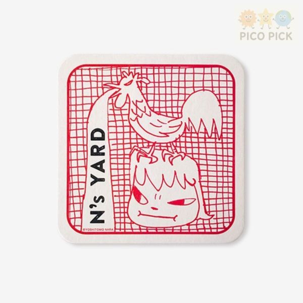日本直送｜奈良美智官方正版杯墊組（一組5入／共3款圖案可選 