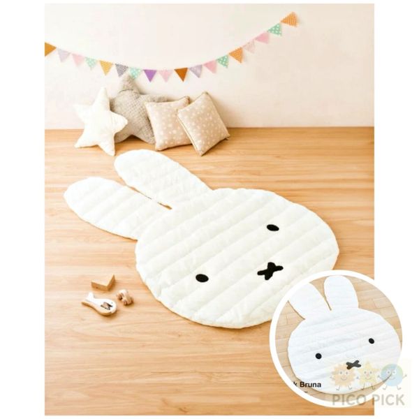 日本 Miffy 米飛兔｜造型地墊／遊戲墊｜約100×135cm 