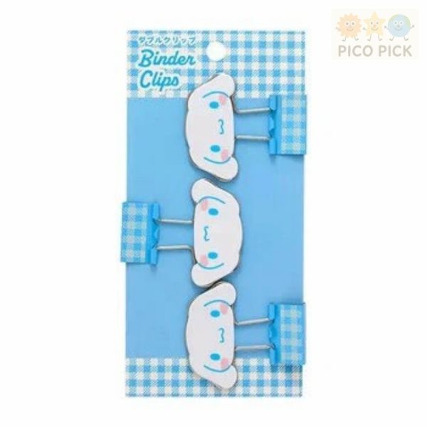 日本直送｜Sanrio角色造型資料夾夾子 3入組/kitty/Melody/大眼蛙多種角色可選 