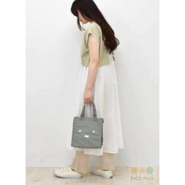 日本 直送Miffy 保冷便當托特包（大容量／內附網袋） 