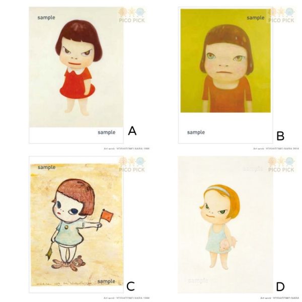 日本空運｜官方正版奈良美智藝術明信片（多款可選） 