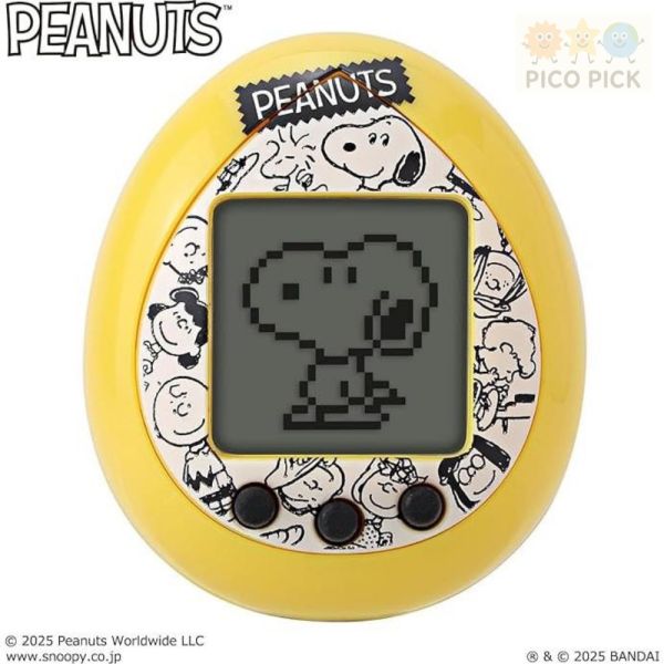 日本正版直送 【PEANUTS 史努比】日本版75周年限定款 Tamagotchi nano 電子雞｜附小房子收納矽膠殼 