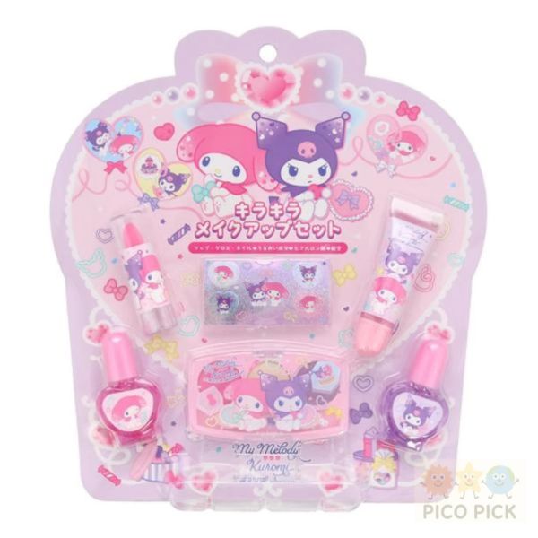 日本 超可愛兒童化妝禮盒組 角落生物 寶可夢 庫洛米 大耳狗 