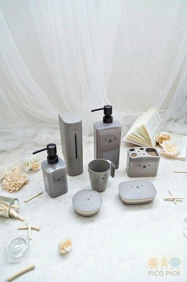 日本正版｜Miffy 米飛兔 × Boris 小熊 × Grunty 沐浴按壓瓶|可愛洗髮乳罐・補充瓶・浴室收納好物 