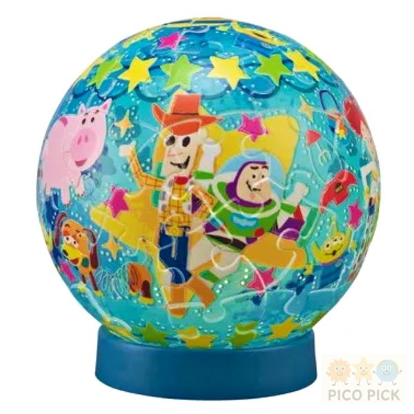 LumiOrb 3D發光拼圖球｜迪士尼系列 61片（USB充電款）｜動物方城市｜玩具總動員｜小熊維尼｜可可夜總會 