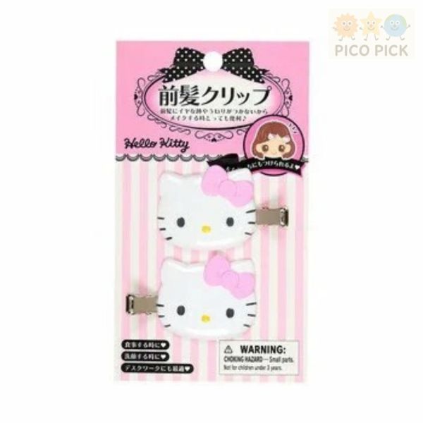 現貨 日本正版 Sanrio角色前髮夾組（2入一組）｜庫洛米／大耳狗/Hello Kitty 