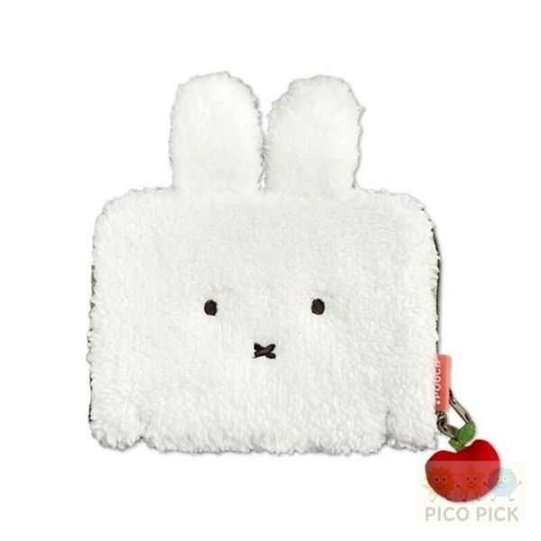 日本直送｜Miffy絨毛造型拉鍊收納包 米飛兔 