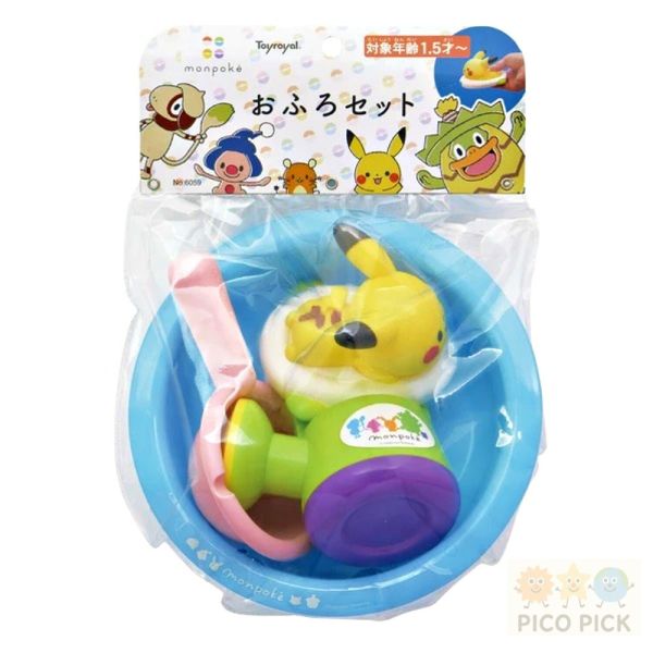 歡慶新賣場 網路最低價 【日本直送｜Toyroyal x monpoké 寶可夢皮卡丘洗澡玩具系列 