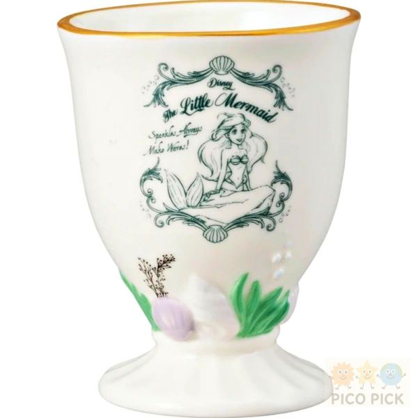 現貨當日出 日本迪士尼 小美人魚 Ariel 系列陶瓷餐具｜茶壺／馬克杯／甜點盤／水杯 