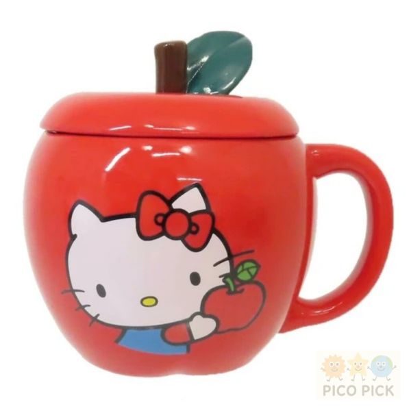 日本直送｜Hello Kitty立體造型馬克杯 兩款可選（牛奶瓶款／蘋果蓋款） 
