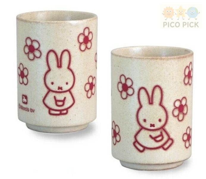 日本製正版Miffy 米飛兔 日式陶瓷茶杯/抹茶杯（共4款） 