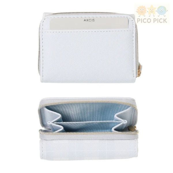 【日本直送 正版】Sanrio 格紋角色造型迷你三折短夾｜可愛皮夾｜卡片零錢收納 