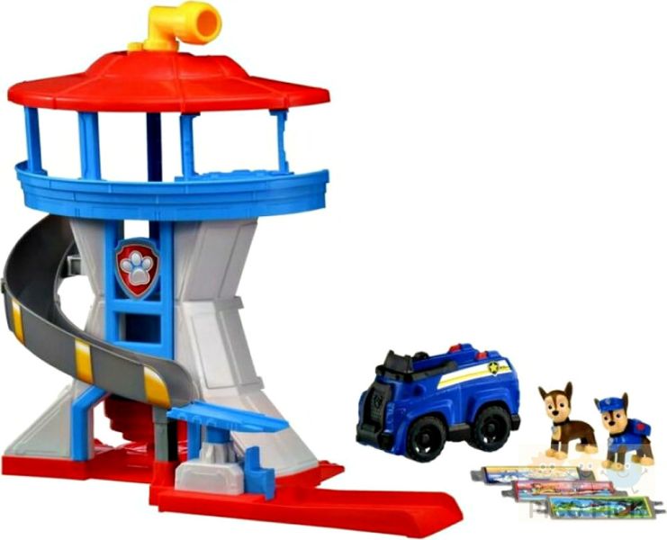 2025九月新入荷｜日本TAKARA TOMY 汪汪隊立大功 Be Cool 出動！DX總部滑道塔｜汪汪隊旋轉滑道電動車庫組 