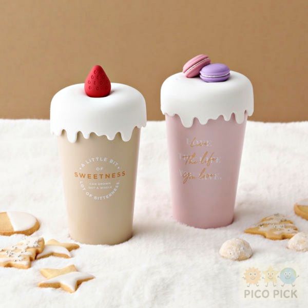 日本｜Franc Franc甜點造型保冷保溫杯｜馬卡龍/草莓兩款可選 