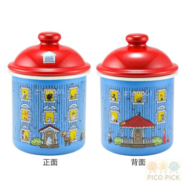 日本直送｜Moomin x 富士琺瑯｜嚕嚕米藍屋 琺瑯系列｜茶壺・手沖壺・保鮮盒・調理鍋・收納罐｜北歐風廚具・送禮首選 