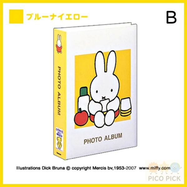 日本Miffy 米飛兔 3段相本冊｜口袋式相簿 300枚收納 大容量相片收集冊（共7款） 