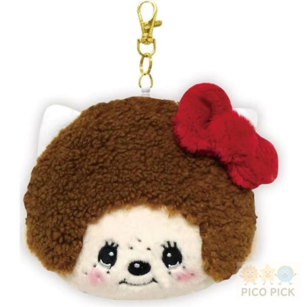 日本直送 夢幻聯名Monchichi x Hello Kitty 限定發售系列商品 化妝包/吊飾/斜背小包 