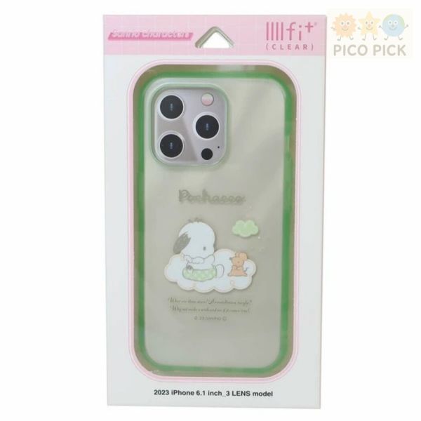 日本正版｜Sanrio 三麗鷗 iPhone 15 Pro透明邊框手機保護殼（6.1吋 三鏡頭） 