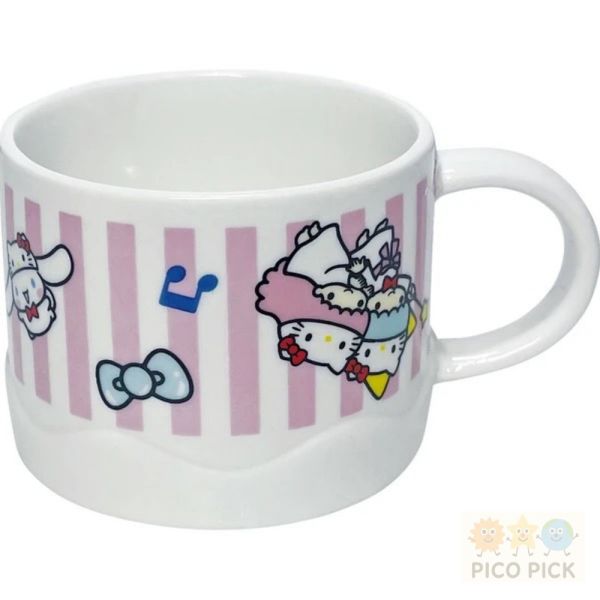 日本直送  日本正版Hello Kitty 50週年 蛋糕造型茶壺＋杯子組 