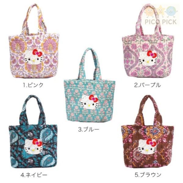 【日本品牌聯名】Hello Kitty × MAYGLOBE 手工印花托特包 