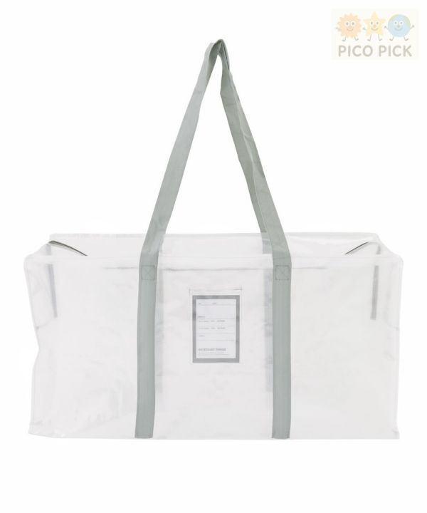 日本直送｜【行李袋/透明收納袋/衣物整理袋】3COINS 透明收納袋 L/LL 