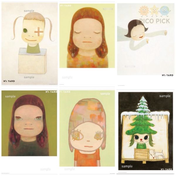 日本直送｜官方正版 奈良美智藝術海報 B2尺寸（無框・共6款） 