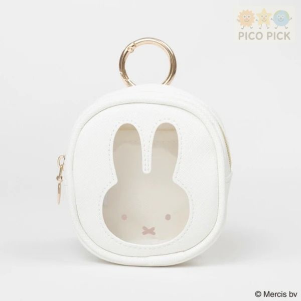日本正版｜MIFFY PEEK 米飛兔透明系列票卡夾/手拿包/方形收納包 