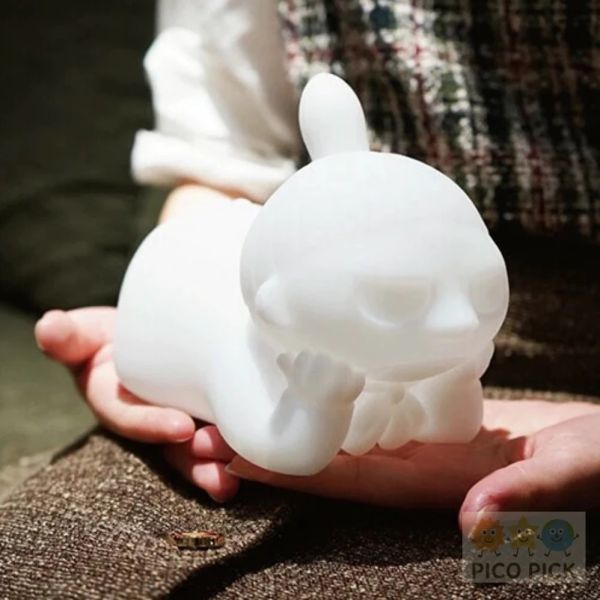 日本直送 【Moomin】矽膠感應式LED夜燈／三段調光（附震動感應） 