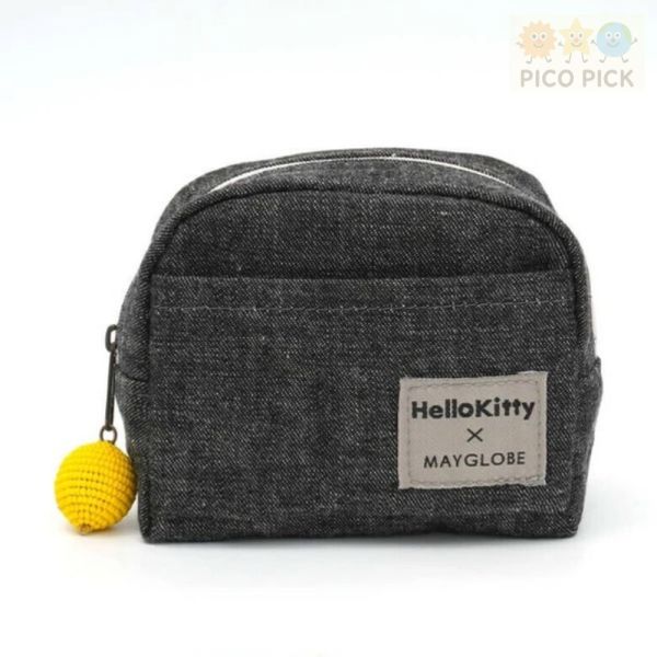 日本直送｜Hello Kitty × MAYGLOBE 品牌聯名手工刺繡包款（收納包／化妝包） 