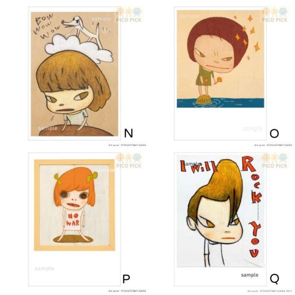 日本空運｜官方正版奈良美智藝術明信片（多款可選） 