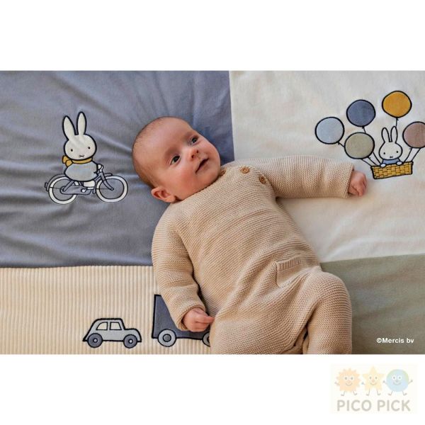 日本直送｜Miffy 嬰兒可機洗遊戲墊柔軟爬行墊 新生兒禮物 安全防滑寶寶地墊 